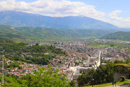 View of the center of the city of Berat- Albania
