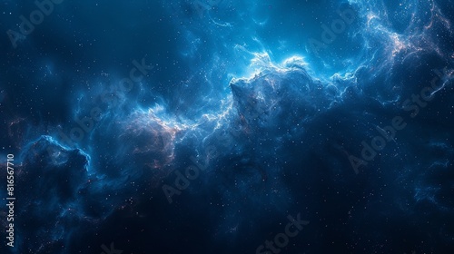 Black blue, color gradient rough abstract background with brightness, glow and grainy noise on a transparent background