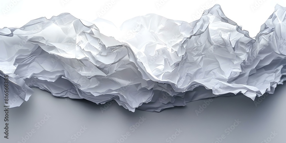 Obraz premium Vintage recycled paper box texture in white and grey abstract backdrop. Concept Vintage style, Recycled paper, White and grey, Abstract backdrop