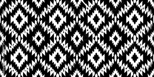vector modern black brow navajo ikat dot geometric grunge seamless patterns close up Detail weaving thread set