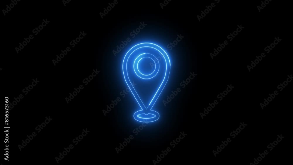 location Icon. location icon animation concept on the background location Icon. location icon animation concept on the background