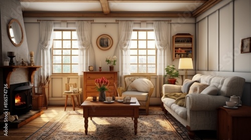 A room filled with furniture and natural light  perfect for home decor ideas.