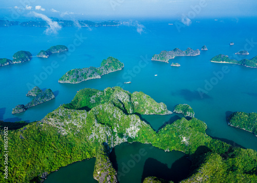 Aerial View of Lan Ha Bay - Vietnam