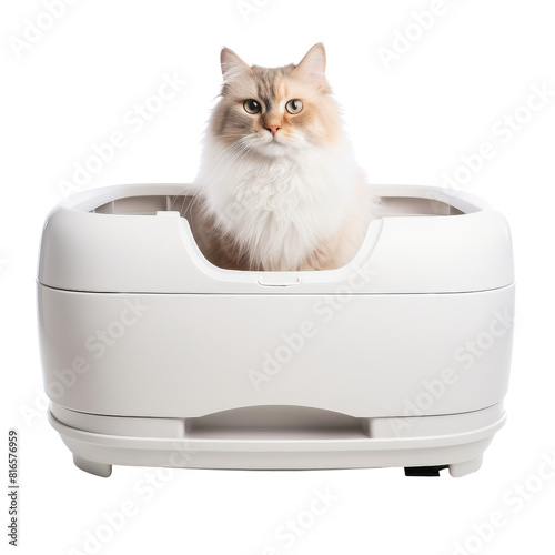 Odor Control Litter Box for Cats with Modern Design.