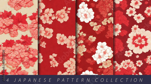 Japan traditional japanese oriental seamless fabric print pattern texture design.abstract chinese retro vintage ornament decoration kimono paper art textile background wallpaper vector illustration.