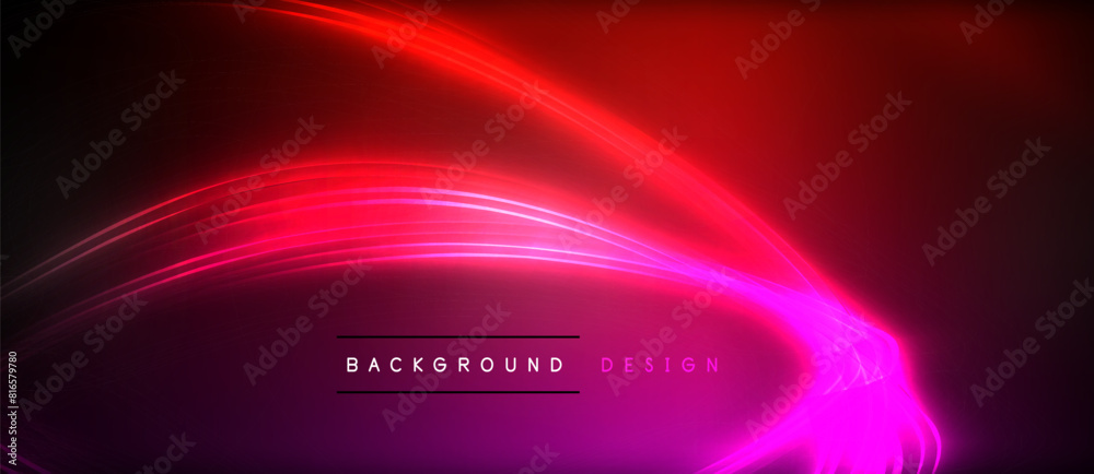 Neon glowing circle rays, light round lines in the dark, planet style neon wave lines. Energetic electric concept design for wallpaper, banner, background Neon glowing circle rays, light round lines in the dark, planet style neon wave lines. Energetic electric concept design for wallpaper, banner, background