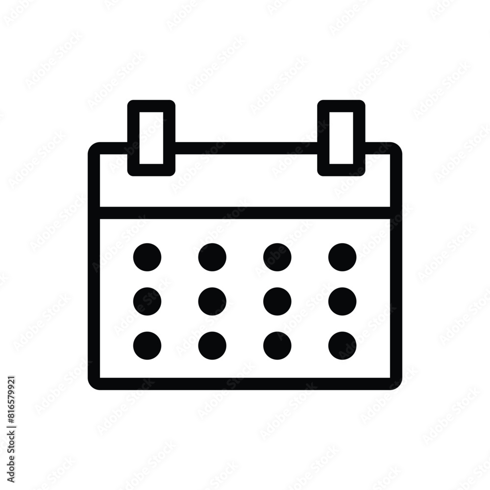 calendar icon on white background. flat style. calendar icon for your web site design, logo, app, UI. calendar with clock symbol design with white background. calendar icon on white background. flat style. calendar icon for your web site design, logo, app, UI. calendar with clock symbol design with white background.