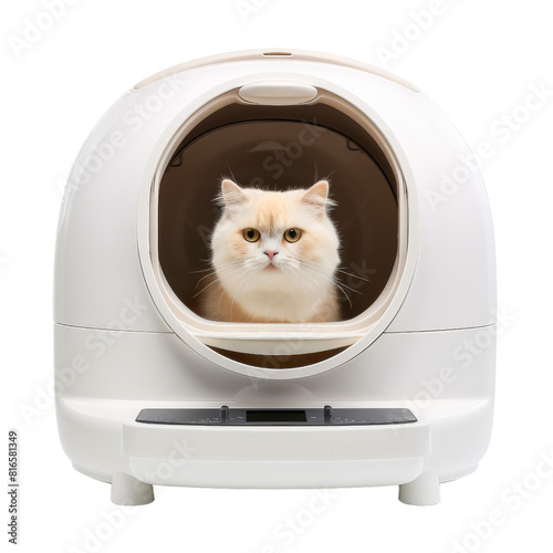 Innovative Self-Cleaning Litter Box for Cats.
