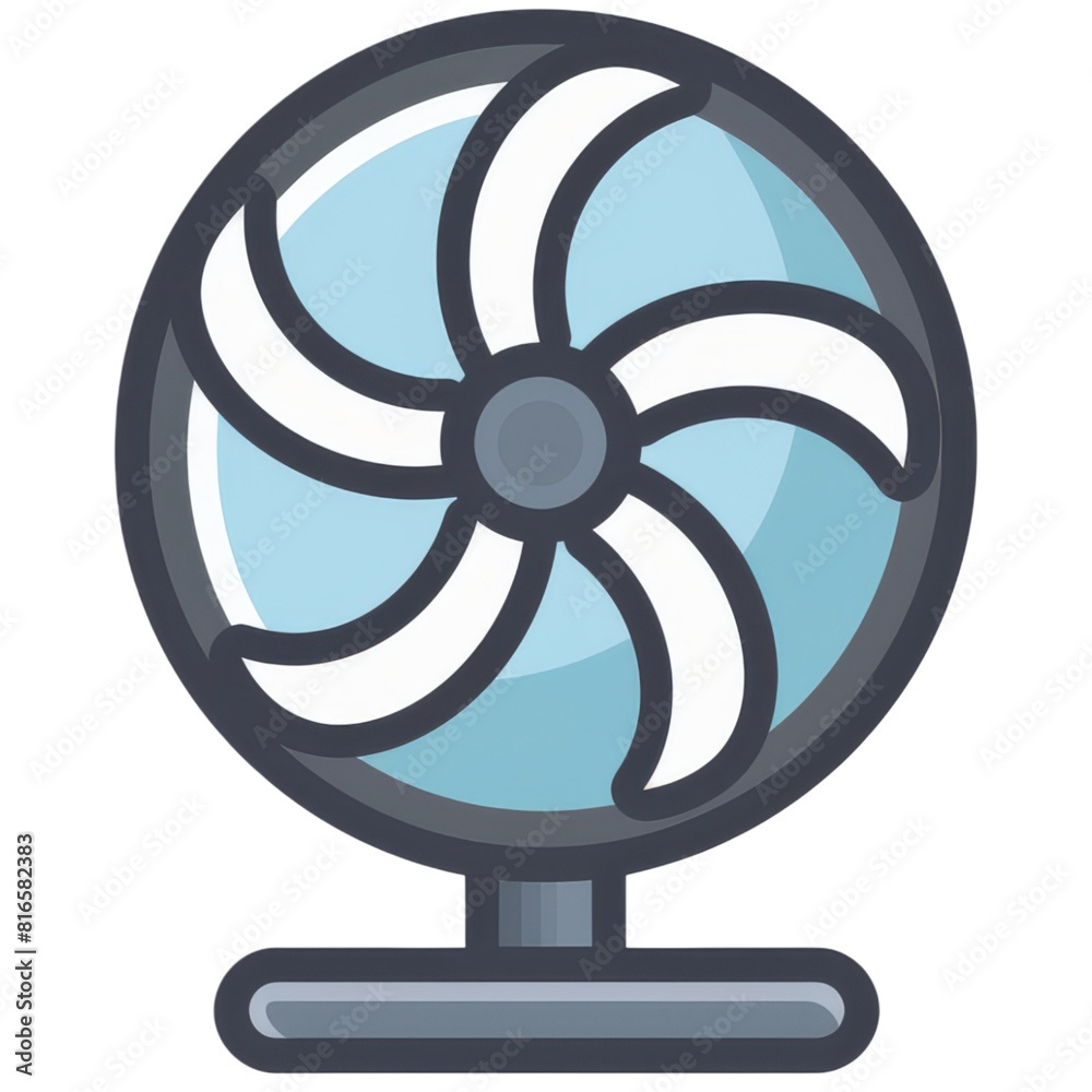 Cartoon Style Electric Fan Illustration
Cartoon Style Electric Fan Illustration