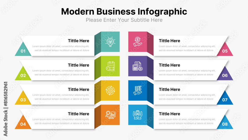 Business Infographic Process Template Business Infographic Process Template