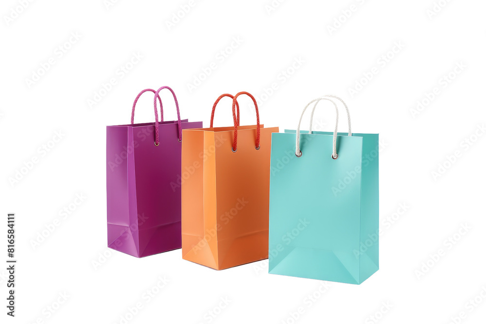 Vibrant Shadows of Consumption on White or PNG Transparent Background.