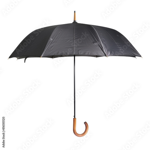 Vibrant Umbrella on Isolated Background.