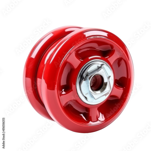 Colorful Yo-Yo Toy on Isolated Background.