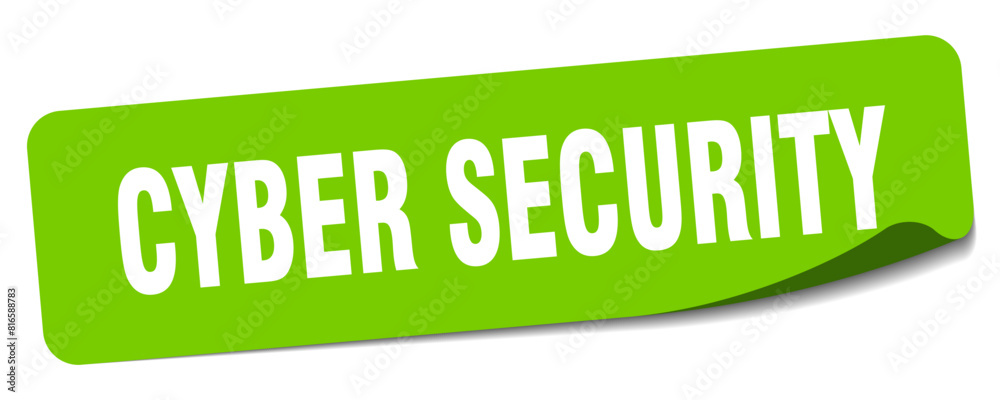cyber security sticker. cyber security label cyber security sticker. cyber security label