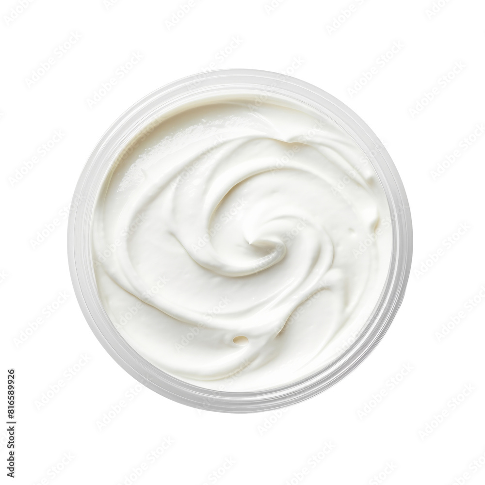 Creamy Sour Cream Dollop Isolated without Background Creamy Sour Cream Dollop Isolated without Background
