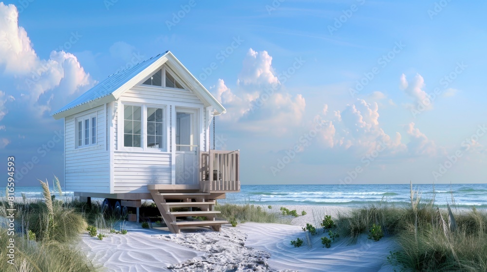 Charming tiny house plans set against picturesque seaside vistas, capturing the essence of minimalist beach living. Ideal for promoting coastal vacation homes. Charming tiny house plans set against picturesque seaside vistas, capturing the essence of minimalist beach living. Ideal for promoting coastal vacation homes.