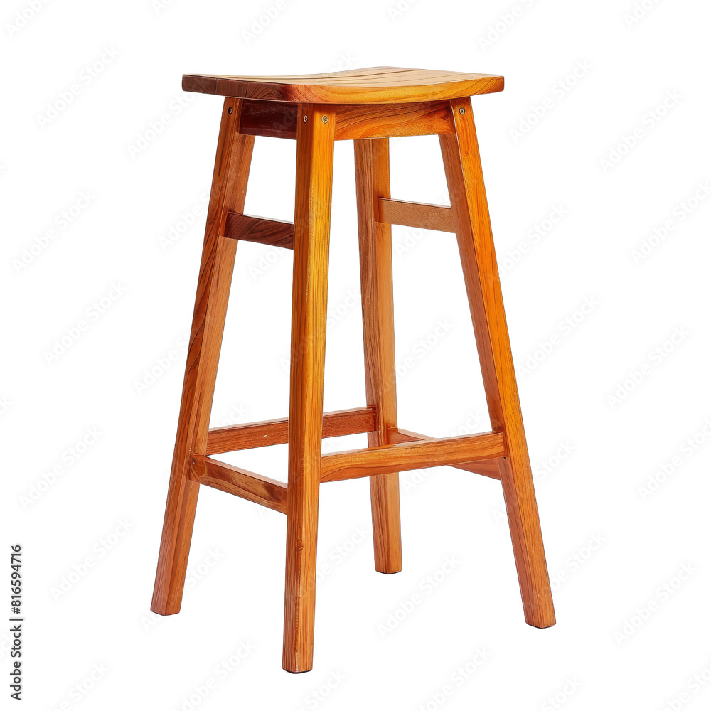 Modern Wooden Bar Stool Isolated without Background Modern Wooden Bar Stool Isolated without Background