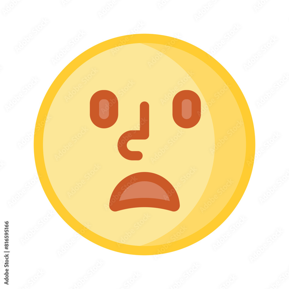 Get your hands on perfectly designed sad emoji icon, customizable vector Get your hands on perfectly designed sad emoji icon, customizable vector