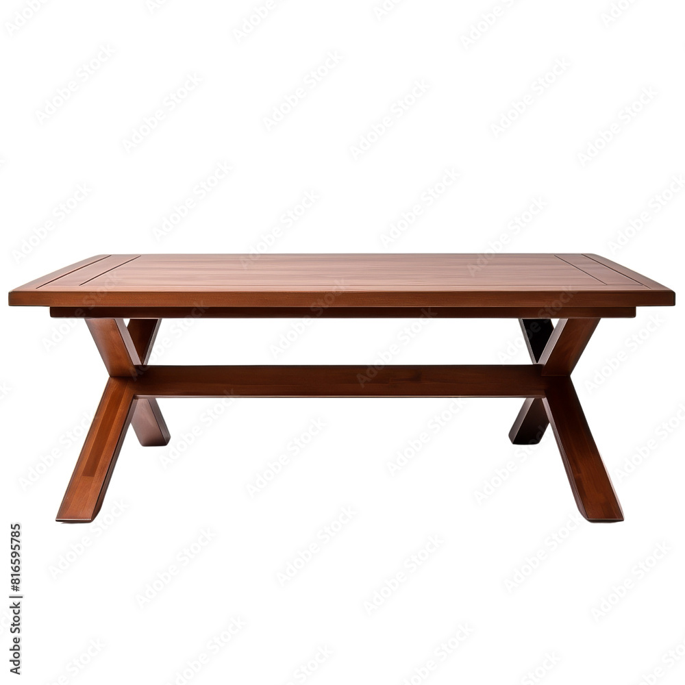 Modern Wooden Coffee Table Isolated without Background Modern Wooden Coffee Table Isolated without Background