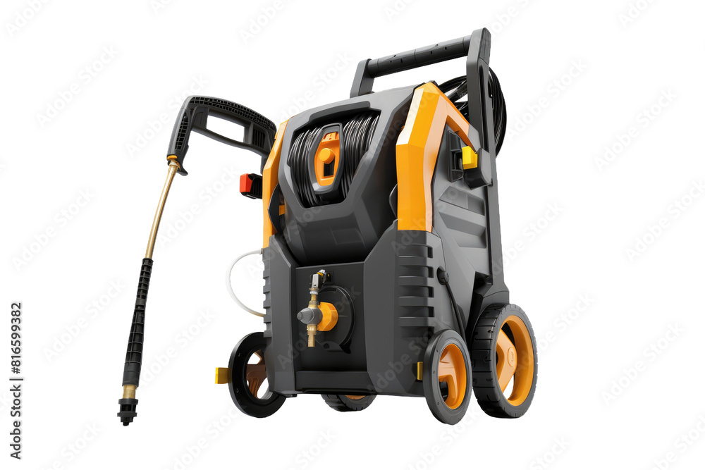 The Dance of Pressure: Black and Yellow Hose on White or PNG Transparent Background. The Dance of Pressure: Black and Yellow Hose on White or PNG Transparent Background.