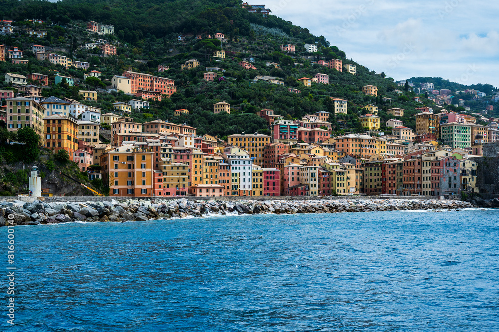 Camogli. Historic center of Liguria nestled on the sea. Wonderful Italy. Camogli. Historic center of Liguria nestled on the sea. Wonderful Italy.