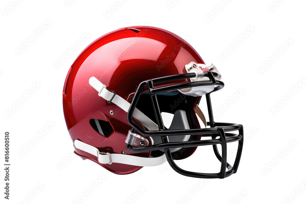 Crimson Warrior: The Striped Sentinel on White or PNG Transparent Background.