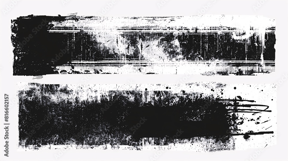 A collection of retro, worn-out textures with a grainy, distressed appearance and black borders, perfect for graphic designs like banners and flyers. A collection of retro, worn-out textures with a grainy, distressed appearance and black borders, perfect for graphic designs like banners and flyers.