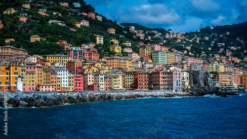 Fototapeta Naklejka Na Ścianę i Meble -  Camogli. Historic center of Liguria nestled on the sea. Wonderful Italy.