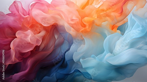 Abstract watercolor background with vibrant colors and fluid textures 