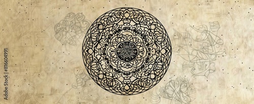 Wallpaper Mural Intricate Black and White Mandala Artwork Torontodigital.ca