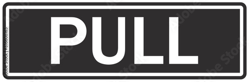 Push and pull door sign