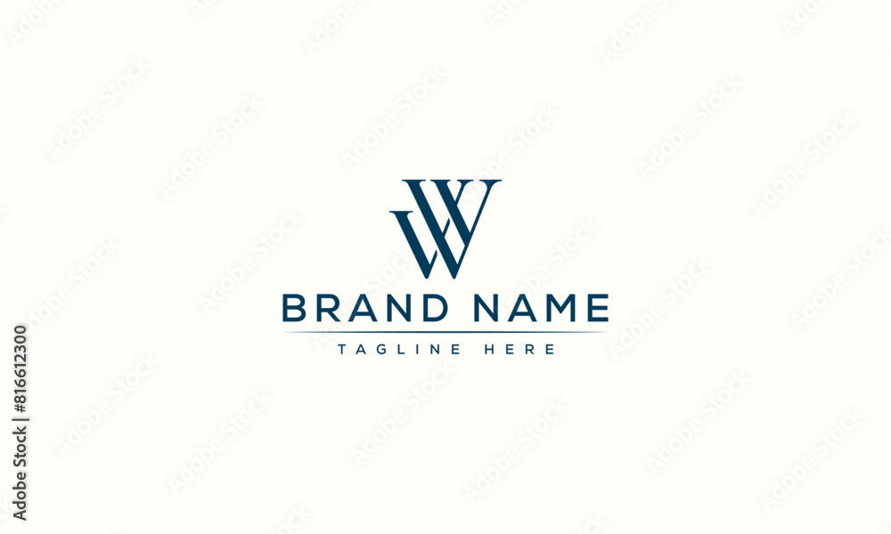 Logo design letter WW . Elegant modern. Vector template. Logo design letter WW . Elegant modern. Vector template.