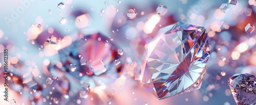Elegant Diamonds Showcasing High-End Jewelry Design