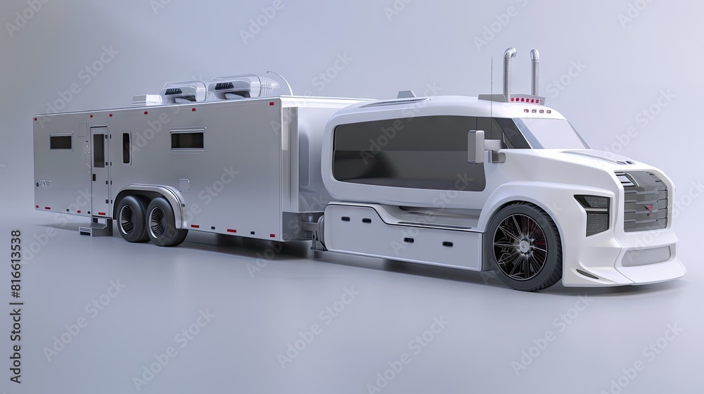 Sleek Model Semi Truck Showcase Sleek Model Semi Truck Showcase