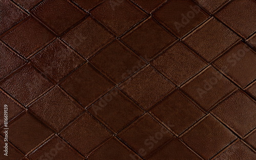 Artificial textured leather background synthetics closeup macro photo