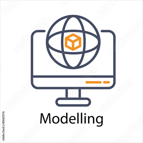Modelling Vector icon