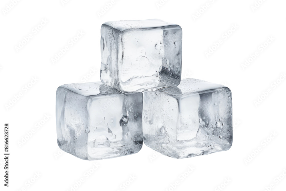 Towering Ice Trio on White or PNG Transparent Background. Towering Ice Trio on White or PNG Transparent Background.