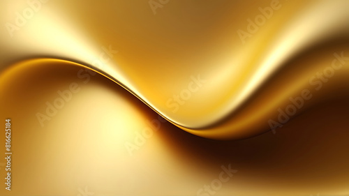 Abstract gold gradient background looks modern blurry textured gold wall. ai