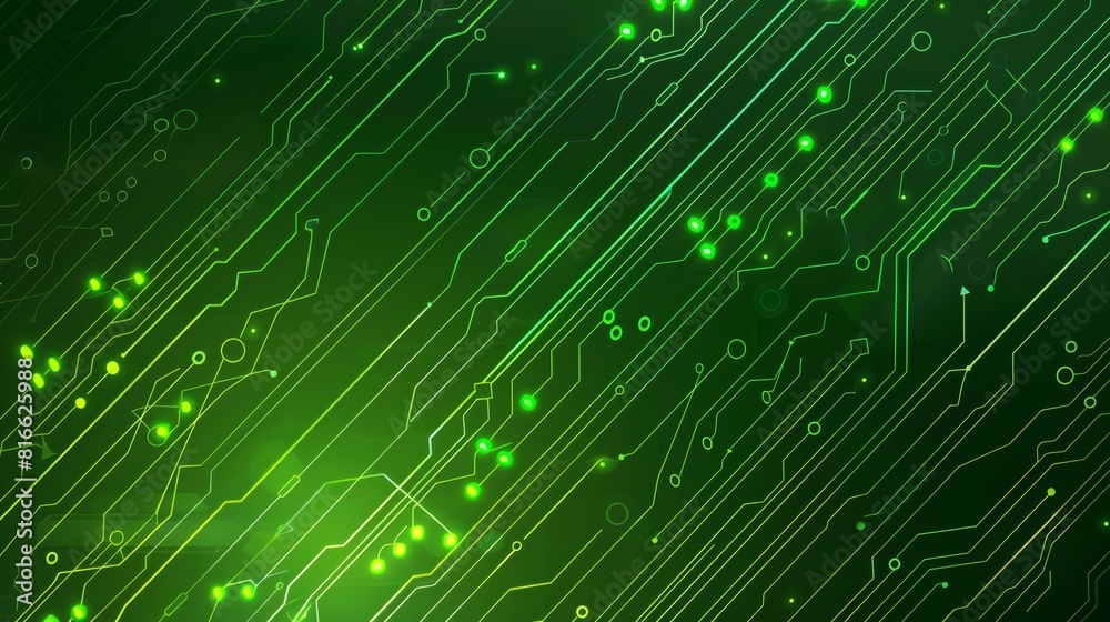Green Circuit Board Background Green Circuit Board Background