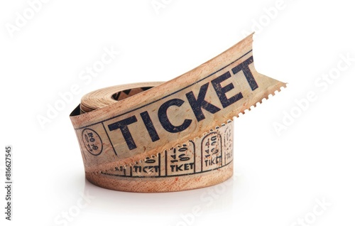 Roll of raffle tickets