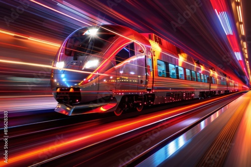 journey of excitement and velocity with train