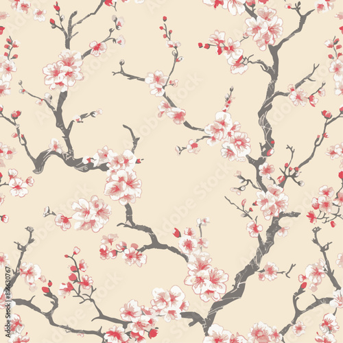 seamless pattern with flowers