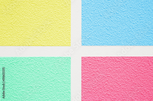 Rough texture of the colorful paint wall background © prapann