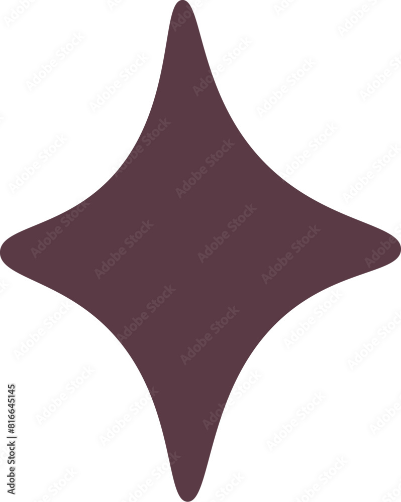 Fototapeta premium Rhombus Hand Drawn