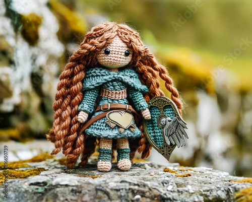 Crocheted Viking Goddess Freya