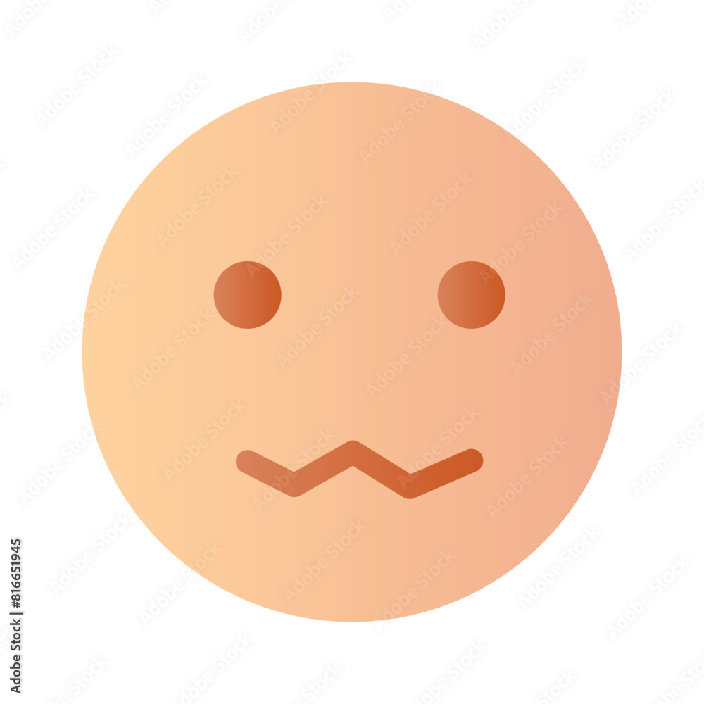 Nervous emoji vector design, ready to use Nervous emoji vector design, ready to use