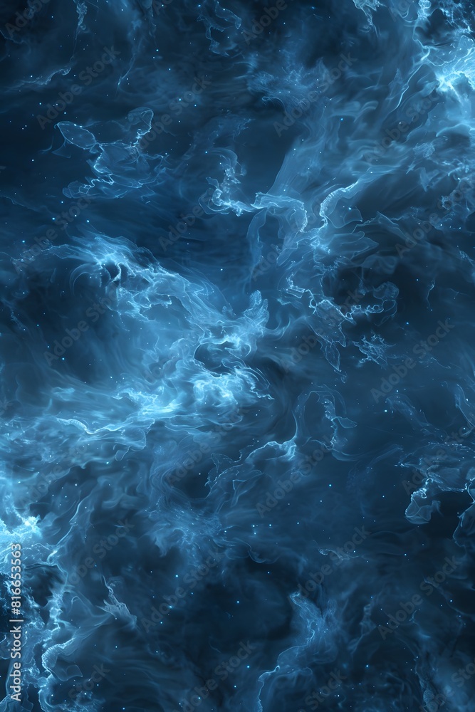 blue nebula in space, starry sky, dark background blue nebula in space, starry sky, dark background