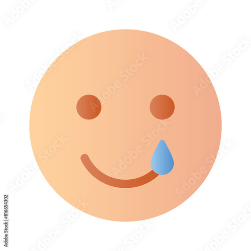 Get your hands on perfectly designed sad emoji icon, customizable vector