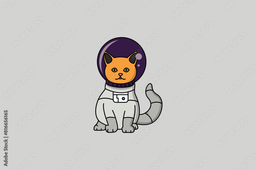 ASTONAUT CAT CHARACTER DESIGN ASTONAUT CAT CHARACTER DESIGN