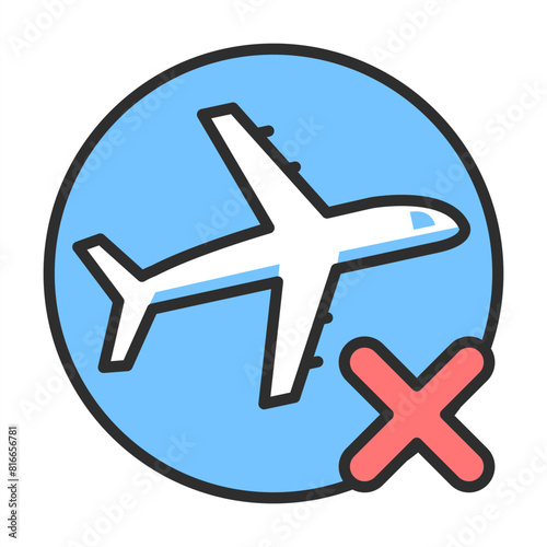 Sign for avoiding travelling